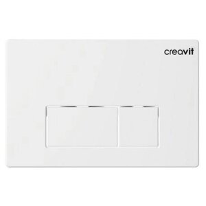 Кнопка для инсталляции Creavit Arc GP8001.00 пластиковая цвет белый