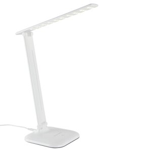 Настольная лампа светодиодная Eurosvet Alcor, нейтральный белый свет, цвет белый