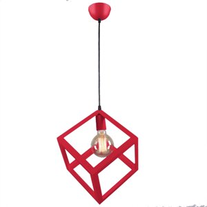 Светильник подвесной КС30102/1P, 1 лампа, 3 м?, цвет красный