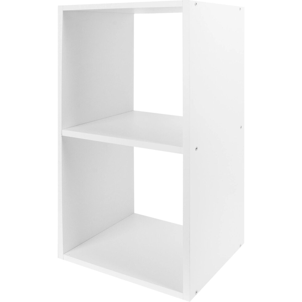 Стеллаж SPACEO KUB 2 секции 36x70x31.5 см ЛДСП цвет белый Стеллаж SPACEO KUB 2 секции 36x70x31.5 см ЛДСП цвет белый
