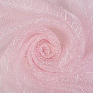 Тюль «Дождик» 1 п/м 280 см органза цвет розовый