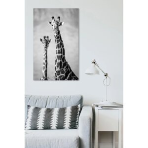 Картина на холсте Жираф 70x110 см