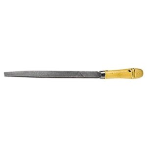 Напильник СИБРТЕХ 200 мм, плоский, деревянная ручка