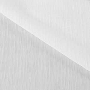 Тюль 1 м/п Однотонный креп 300 см цвет белый