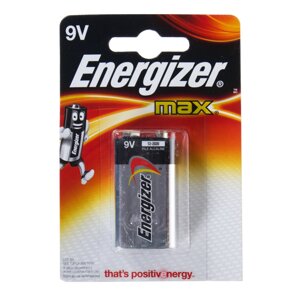 Батарейка алкалиновая Energizer Max 9V/6LR61, 9 В, 1 шт.