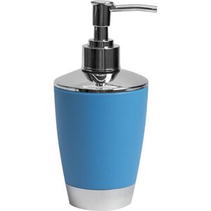 Дозатор для жидкого мыла «Альма» цвет тёмно-голубой