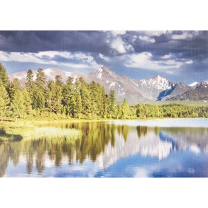 Картина на холсте «Горное озеро» 50х70 см