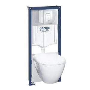 Система инсталляции Grohe Solido 5 in1 with ceramic WC 3-6l 1,13m 39468000