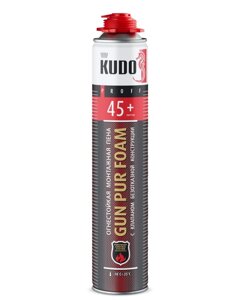 Пена KUDO полиуретановая монтажная PROFF 45+ FIREPROOF