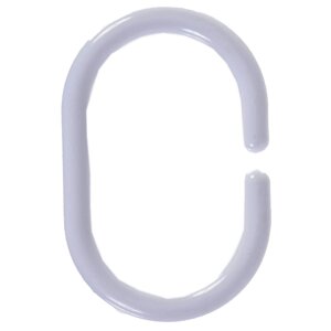 Кольца для шторок Sensea пластиковые, цвет белый, 12 шт