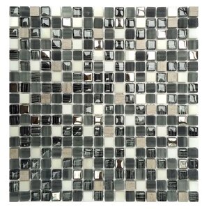 Мозаика Artens «Fsn», 30х30 см, стекло, цвет серый