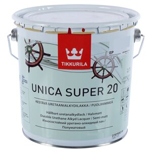 Лак полуматовый Tikkurila Unica Super ЕР 2.7 л