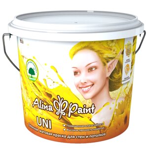 Краска ALINA PAINT водоэмульсионная моющаяся UNI 25кг