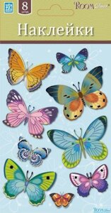 Элемент декоративный ROOM DECOR Бабочки разноцветные мини LCHPA 05007