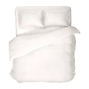 Комплект постельного белья "Волшебная Ночь" Warm white 1,5 сп нав 50х70х2шт поплин