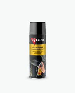 Антигравий KR-971/2 KERRY - защита от коррозии и сколов с эффектом шагрени (черный) (аэрозоль)
