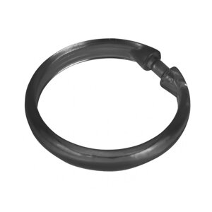 Кольца для занавесок LOKEE пластик черный 10 шт 682-02
