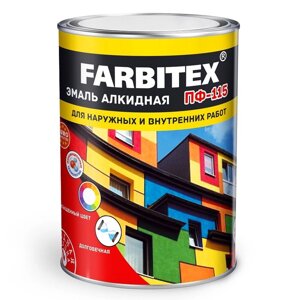 Эмаль Farbitex ПФ-115 персиковый 2.7кг