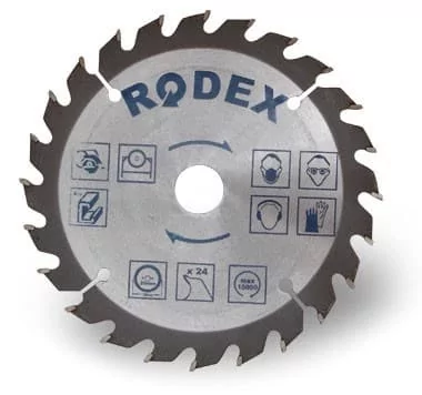 Диск RODEX по дереву с крупными зубьями. 105, 110, 115, 125, 150, 180, 230. (Цены меняются, уточняйте)