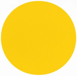 Наклейка маленькая 31 Желтый круг