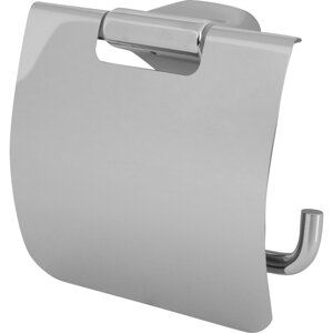 Держатель для туалетной бумаги Opus с крышкой цвет хром
