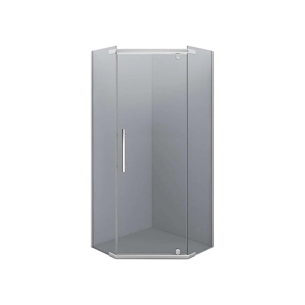 Erlit Душевое ограждение ER10109V-C4 900*900*2000 (пятиугольное) (без поддона) тонированое стекло — купить в Алматы