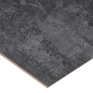 Стеновая панель Бетон темный, 240x0.6x60 см, ЛДСП, цвет темно-серый