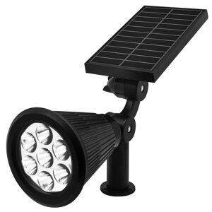 Светильник светодиодный уличный Duwi Solar на солнечной батарее 1.5Вт 4000К P65 5 режимов датчик освещения черный