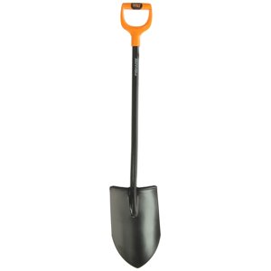 Лопата для земляных работ Fiskars SolidTM, 120 см сталь, с черенком