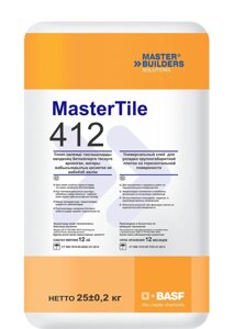 MBS Клей MasterTile 412 для крупногабаритной плитки гориз. 25кг