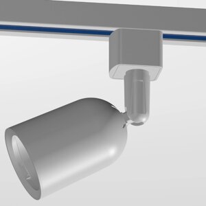 Трековый светильник светодиодный ЭРА однофазный под лампу TR41-GU10 цвет белый