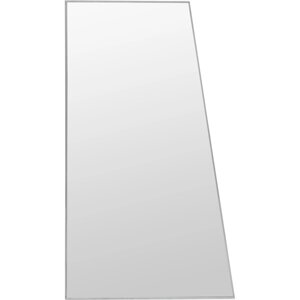 Плитка декоративная зеркальная «Трапеция» 12х20 см цвет графит
