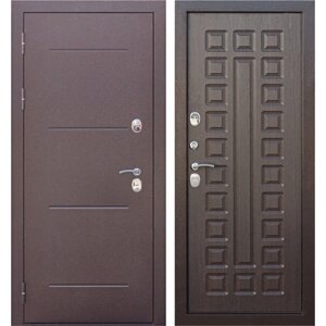 Дверь входная металлическая Isoterma 11 см, 860 мм, левая, цвет антик венге