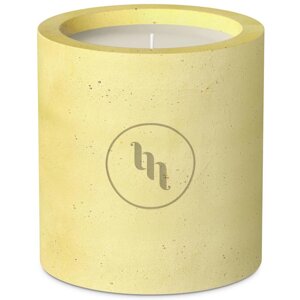 Свеча ароматизированная в гипсе Colonus золотая 7 см
