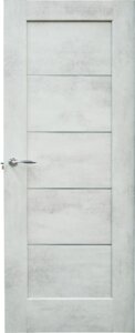 Дверь межкомнатная Сохо остеклённая ПВХ ламинация цвет лофт светлый 70x200 см (с замком и петлями)