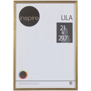 Рамка Inspire «Lila», 21х29,7 см, цвет золото