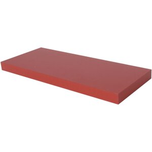 Полка мебельная прямая 600x235x38 мм, МДФ, цвет красный