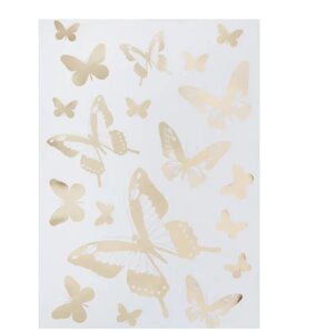 Наклейка «Сияющие бабочки» Декоретто