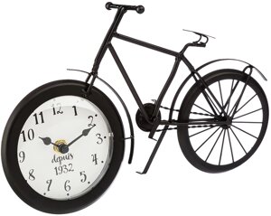 Часы настольные «Велосипед» чёрные