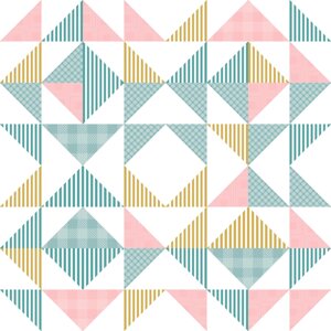 Скатерть Мажор ПВХ треугольники 160x135 см, цвет разноцветный