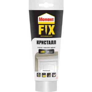 Клей Момент монтаж FIX Кристалл, 185г/12/