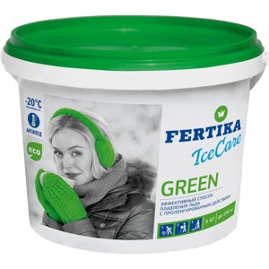 Противогололёдное средство Фертика Ice Care Green, 5 кг