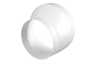 Соединитель ЭРА эксцентриковый круглого воздуховода с круглым пластик D100/150 арт. 1015РЭП