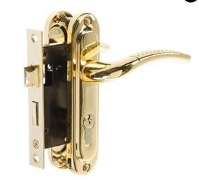 Ручка с механизмом Inspire для межкомнатной двери Nancy GP, цвет глянцевое золото