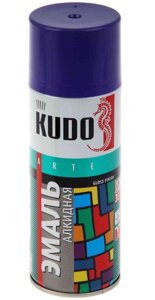 Эмаль KU-1015 универсальная KUDO фиолетовая (аэрозоль)