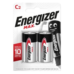 Батарейка алкалиновая Energizer Max C/LR14, 2 шт.