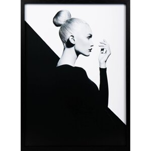Картина в раме «Женщина в чёрном» 50x70 см