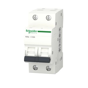 Выключатель автоматический Schneider Electric Acti9, 2 полюса 50 А