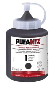 Колер PUFAS для тонирования pufamix № 1 черный 200мл