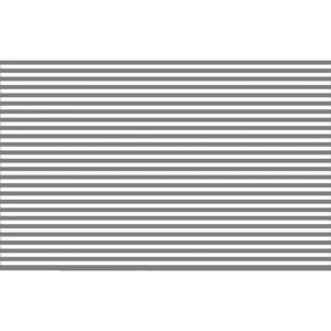 Салфетка сервировочная «Полосы» 26x41 см прозрачная/белая